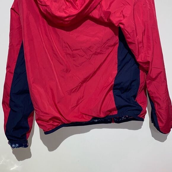 Eddie Bauer Kids Dark Pink Reversible Full Zip Fleece Hooded Jacket Size Large - Picture 5 of 11